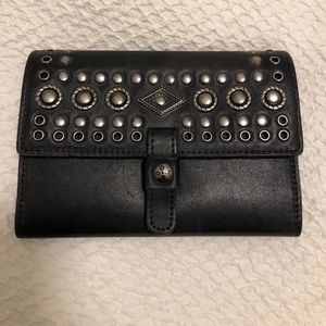 Patricia Nash Black leather Wallet - Brand New!
